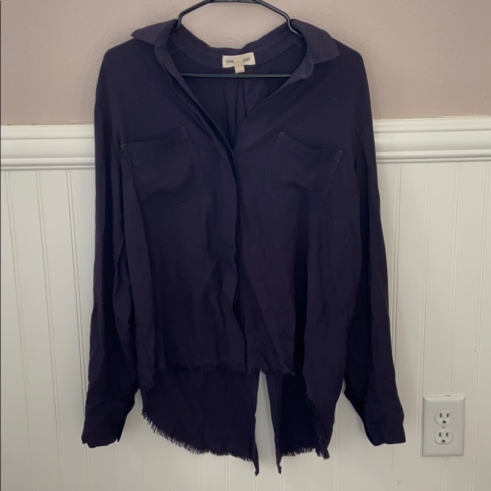 cloth & stone Women’s Button Down With Roll Tab